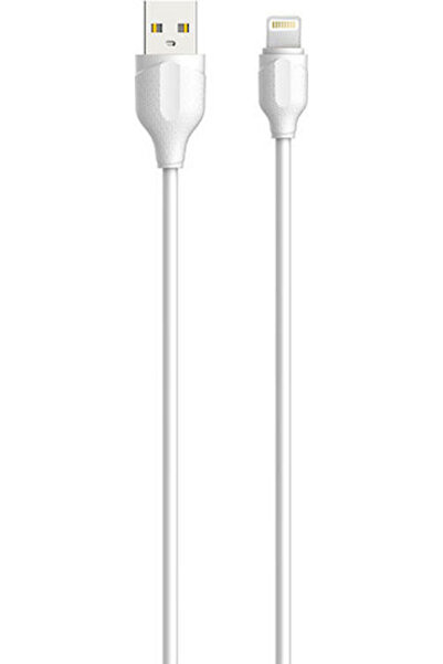 LDNIO LS371 Καλώδιο USB-A σε Lightning Λευκό 1μ