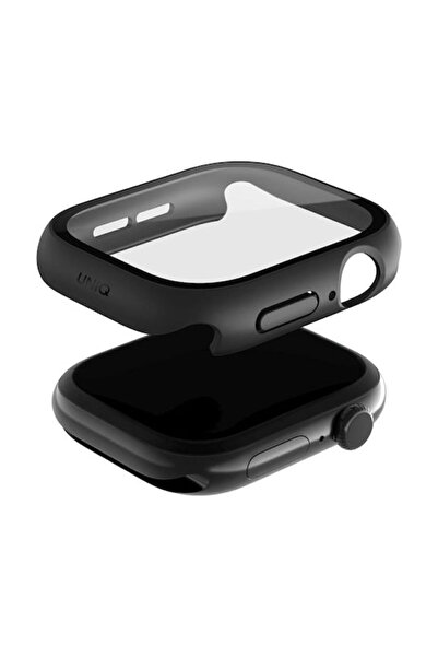 uniq Ναυτική Πλαστική Θήκη σε Μαύρο χρώμα για Apple Watch 46mm