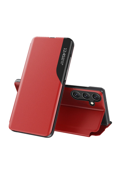Hurtel Husă angro din piele pentru Samsung Galaxy S25 cu clapetă și funcție