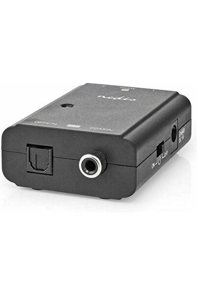 Nedis Μετατροπέας RCA / Toslink θηλυκό σε RCA 2x θηλυκό 1 τεμάχιο ACON2508BK