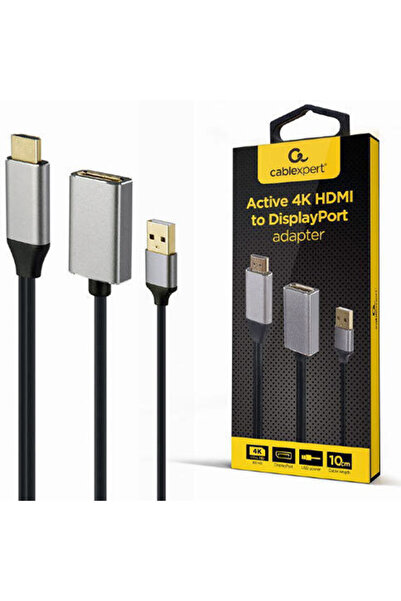 Cablexpert Μετατροπέας HDMI / USB-A αρσενικό σε DisplayPort θηλυκό 1 τεμάχιο ...