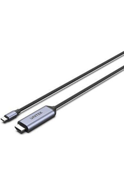 Unitek Καλώδιο HDMI Αρσενικό σε USB-C Αρσενικό 1.8μ Μαύρο