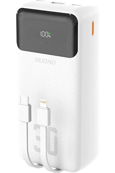 DUDAO K15Max Power Bank 30000mAh 22.5W με θύρα USB-A και θύρα USB-C Power Del...