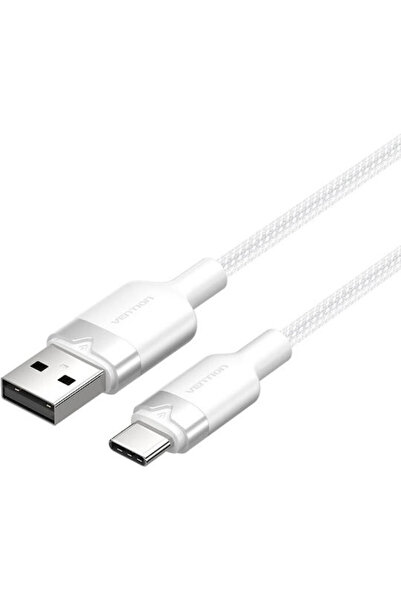 Vention Καλώδιο USB 2.0 USB Type-C Αρσενικό σε USB-A 60W Λευκό 1μ