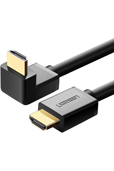 Ugreen HD103 Γωνία (90 ° Καλώδιο HDMI αρσενικό σε αρσενικό 2μ Μαύρο Κωδικός: ...