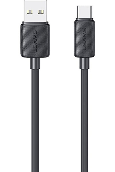 Usams Καλώδιο USB 2.0 Σειράς USB-C Αρσενικό - USB-A Μαύρο 2μ SJ693USB01