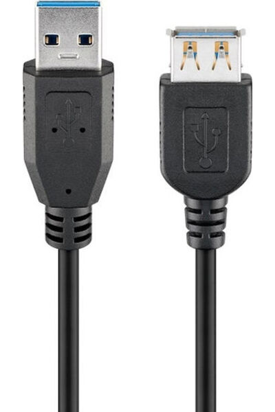 goobay Καλώδιο USB 3.0 2μ. Αρσενικό Α σε Θηλυκό Α (74149)