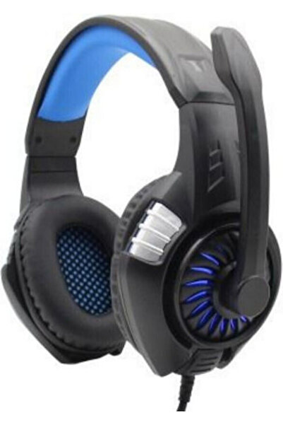 Generic Brand G308 Ακουστικά Gaming Περιφερικά το Αυτί με Σύνδεση USB Μπλε