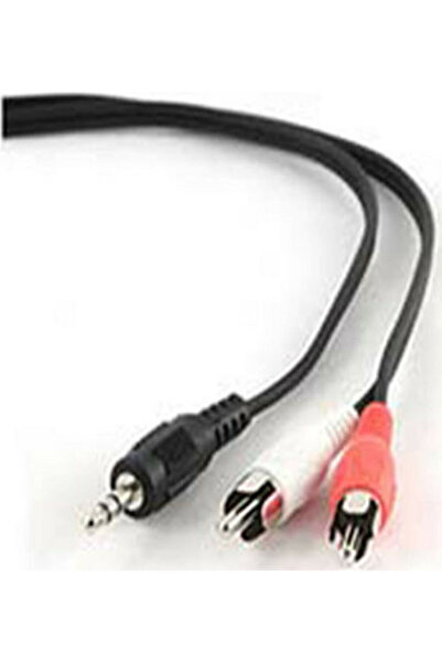 Cablexpert Καλώδιο Ήχου 3.5mm Αρσενικό σε RCA Αρσενικό, Μαύρο, 1.5μ, με Επιχρ...