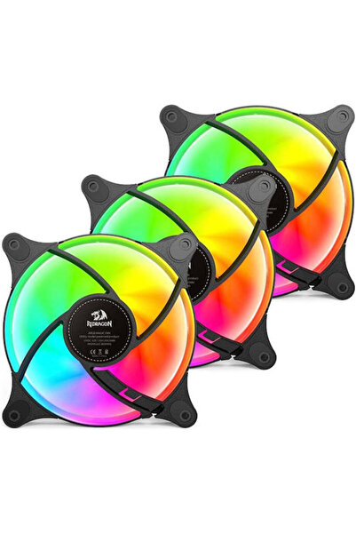 REDRAGON GC-F013 Ανεμιστήρας Κουτιού 120mm 1200rpm με Φωτισμό RGB και Σύνδεση...