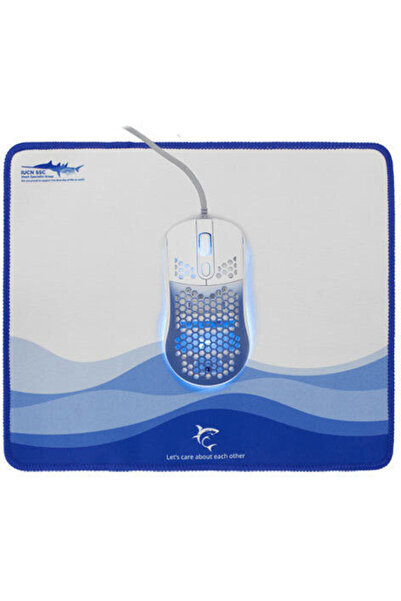white shark 6D Ποντίκι Gaming 7200 DPI & Ποντικομαξιλαράκι Μεγαλόδοντας