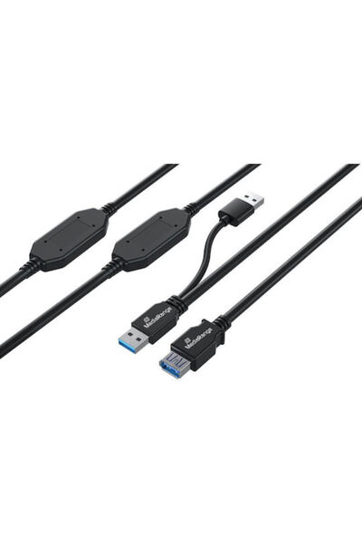 MediaRange Καλώδιο USB 3.0 15μ Αρσενικό Α σε (MRCS244)