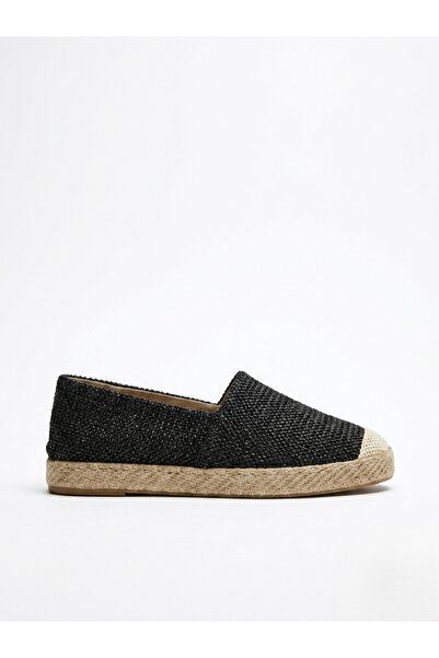 LOVE SHINE Serra Hasır Büyük Numara Kadın Espadril 41-45