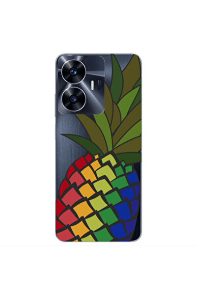Other Realme Note 50 Pineapple 2 Transparent Silicone TPU Θήκη