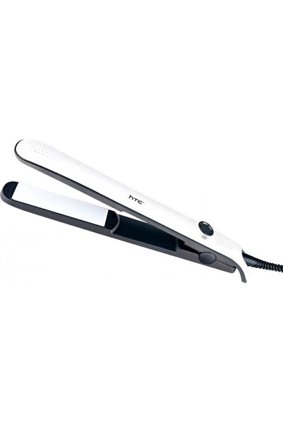 HTC JK-6016 Ισιωτική μαλλιών με κεραμικές πλάκες 35W Λευκό