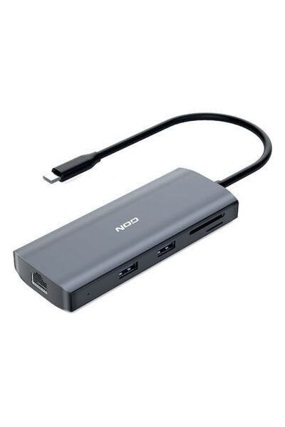 Nod C-DOCK 9 USB-C Σταθμός Σύνδεσης με HDMI 4K PD Ethernet Γκρι