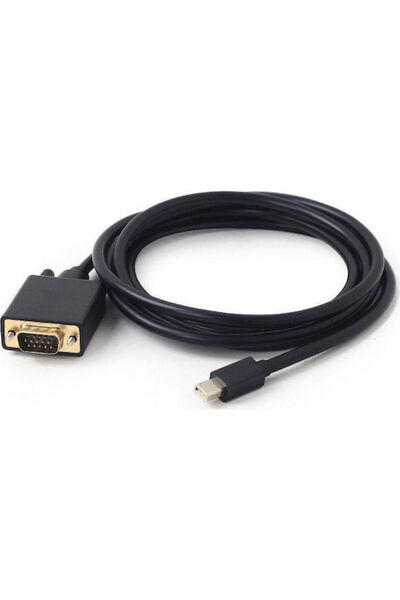 Cablexpert Καλώδιο mini DisplayPort αρσενικό - VGA αρσενικό 1.8μ Μαύρο (CC-mD...