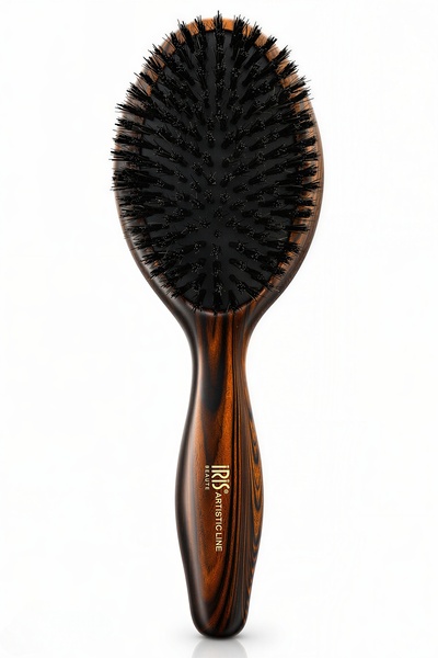 IRIS Artistic Line Oval Saç Fırçası L-Kıl - Natürel ve Naylon Kıl Karışımlı