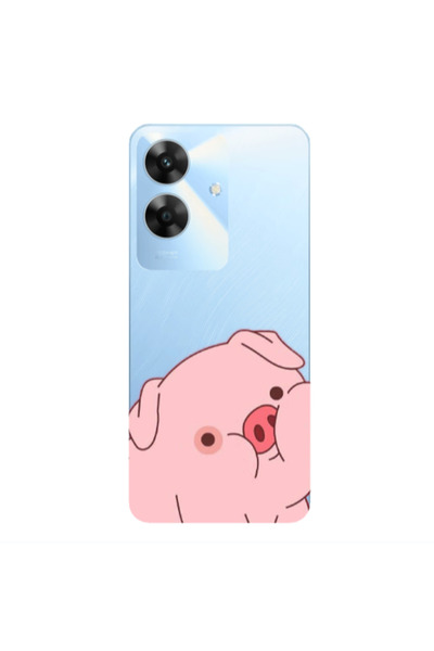 Other Realme Note 60 Piggy 1 Transparent Silicone TPU Θήκη