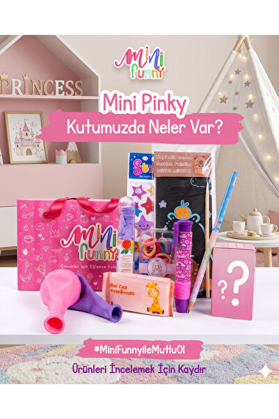 Mini Funny Pinky Kız Çocuk Hediye Kutusu