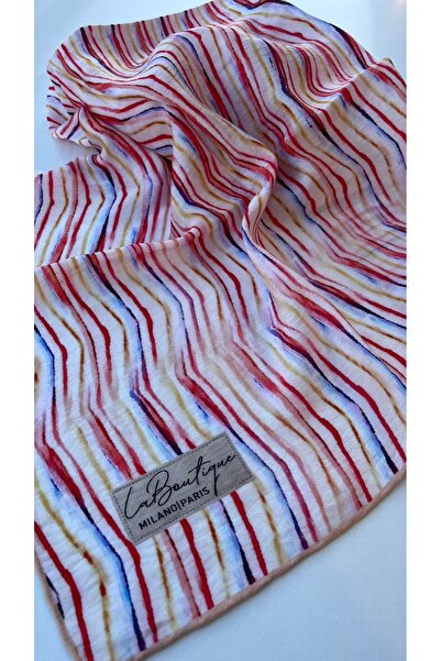LA BOUTIQUE Bamboo Silk Cotton Summer Fall Cool Scarf