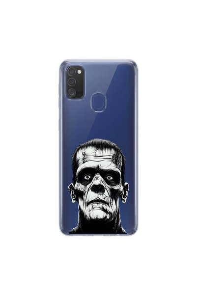 PPKin Samsung Galaxy M30S Compatible Horror 6 Design Transparent Case