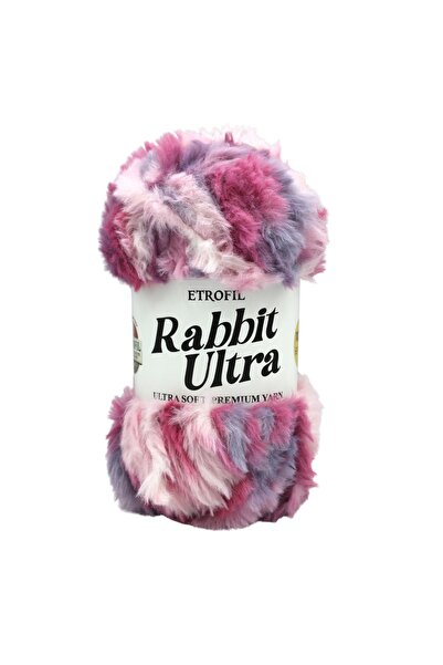 Etrofil Pređa za pletenje Rabbit Ultra, boja slatkiša roze, 100% poliester, 1...