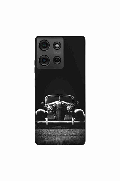 OEM Калъф, съвместим с Motorola Moto G75, силиконов гел TPU, модел  "Стар авт...
