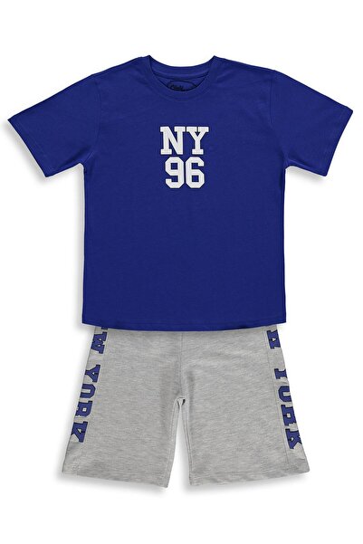 Civil Boys Ny 95 Printed Set for Ages 10-13 - Blue