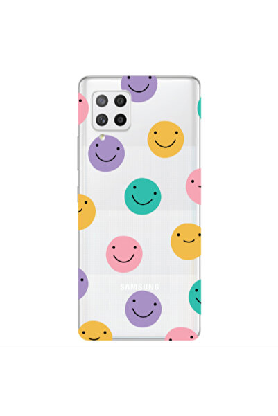 Other Samsung A42 5G Colorful smiles Transparent Silicone TPU Θήκη