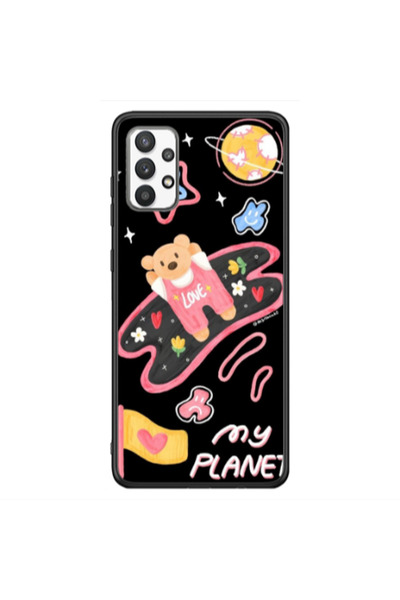 Other Samsung A32 4G My planet Black Glossy Θήκη