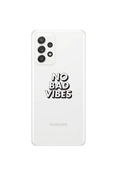 Other Samsung A72 No bad vibes Transparent Silicone TPU Θήκη