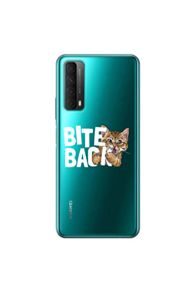 Other Huawei P Smart 2021 bitte back cat Transparent Silicone TPU Θήκη