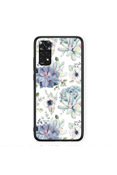 Other Xiaomi Redmi Note 11 4G Flower 56 Black Glossy Θήκη
