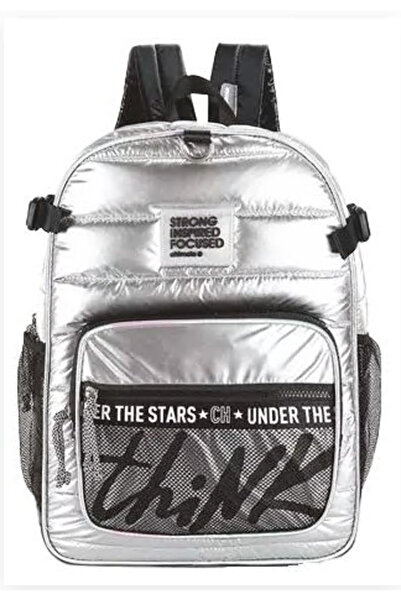 BUBU DESIGN Chımola Blue Silver 17" Backpack (Emm-17) Chm-Cn0024-1