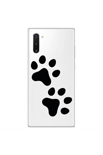 Other Samsung Note 10 Plus Paws Transparent Silicone TPU Θήκη