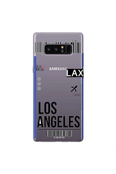 Other Samsung Note 8 Los angeles Transparent Silicone TPU Θήκη