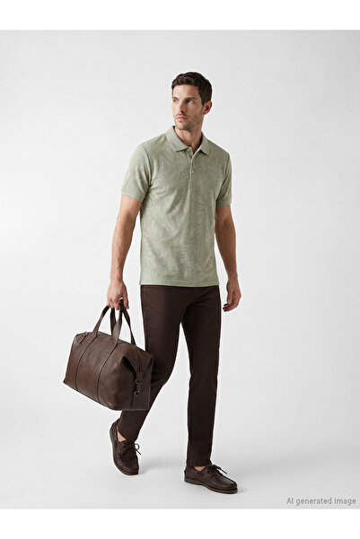 LC Waikiki Nevavm Slim Fit Gabardine Men's Chino Pants with a Difference