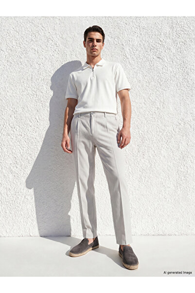 LC Waikiki Nevavm Regular Fit Men's Chino Pants with Difference