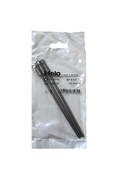 FELO Set 3 biti seria Industrial profil Torx, E6.3, TX15, 150mm
