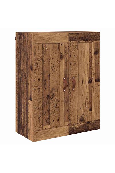 vidaxl Dulap montat pe perete Lemn Vechi 69,5 x 34 x 90 cm