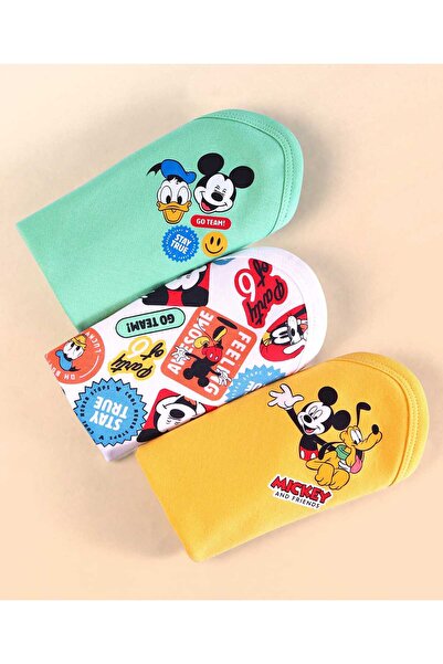 Babyhug Disney 100% Cotton Hand & Face Towels, Mickey Mouse and Friends Theme...