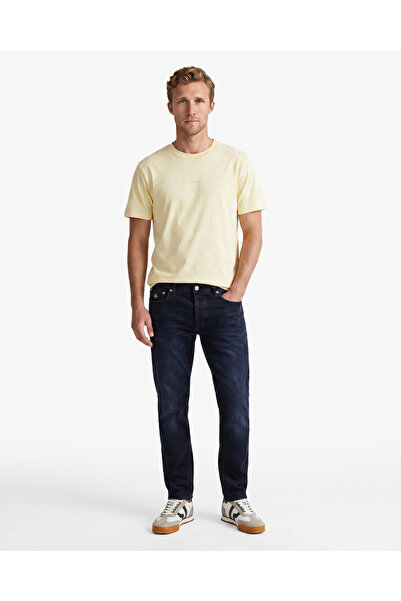 Gant Erkek Lacivert Regular Fit Logolu Jean
