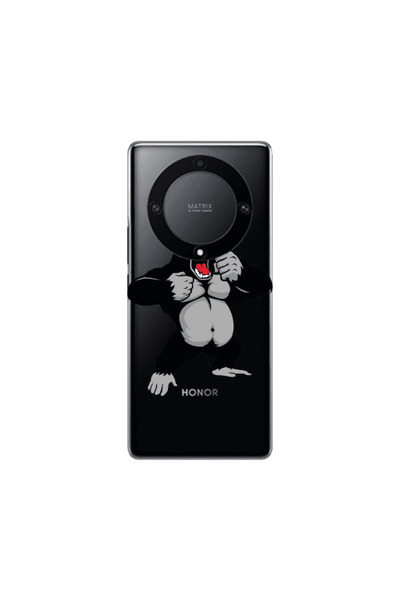 Other Honor Magic5 Lite 5G Angry Gorilla2 Transparent Silicone TPU Θήκη
