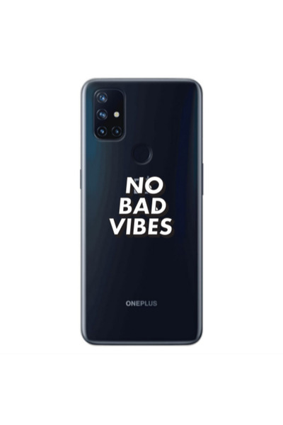 Other Oneplus Nord 10 No bad vibes Transparent Silicone TPU Θήκη