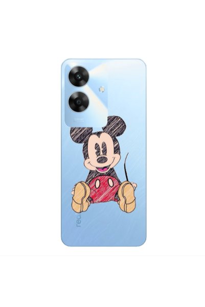 Other Realme Note 60 Mickey mouse 2 Transparent Silicone TPU Θήκη