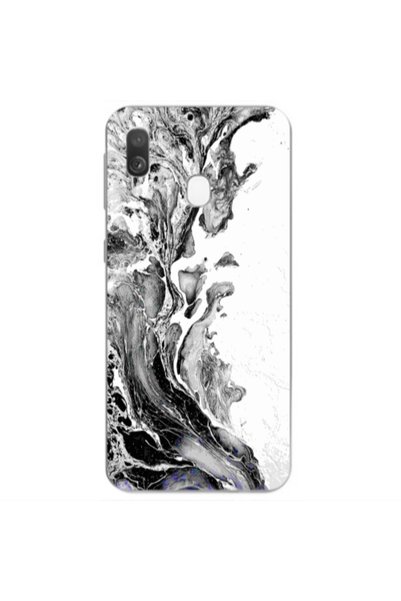 Other Samsung A40 Marble River Transparent Silicone TPU Θήκη