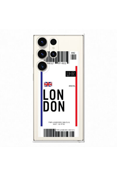 Other Samsung S24 Ultra London Arrival Transparent Silicone TPU Θήκη