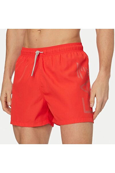EA7 Sort de baie WATER SPORT BW M OVERSIZE LOGO BOXER CC Barbati