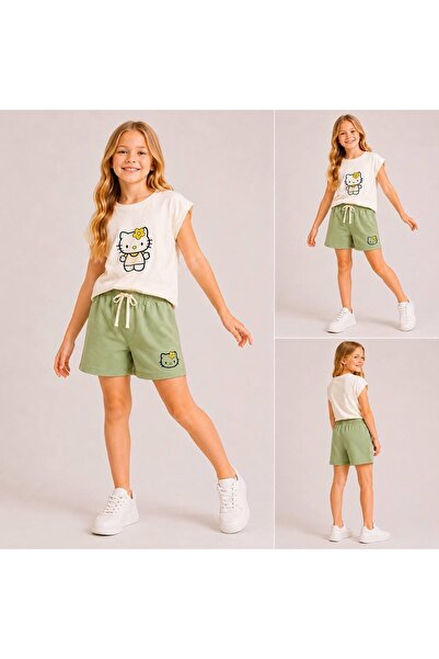 Milanlı Kids Set de vară din bumbac pentru fete